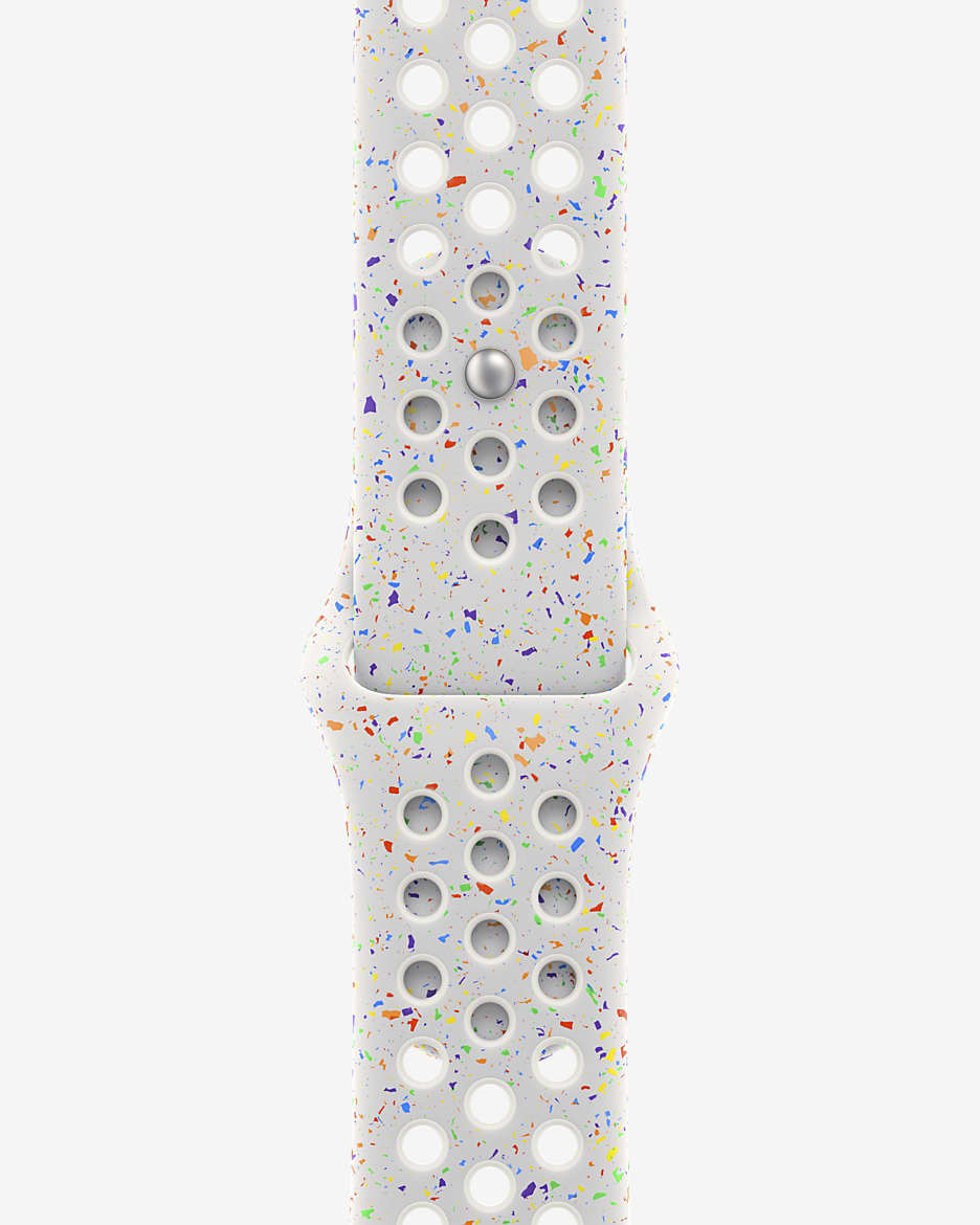 46mm ピュア プラチナム ナイキ スポーツバンド - M/L - ピュアプラチナム