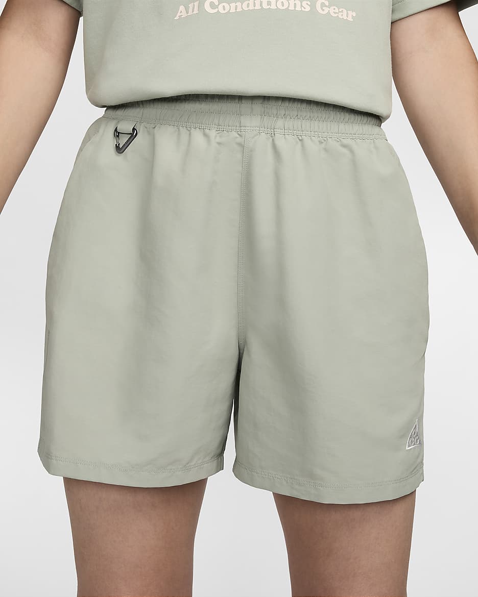 Shorts de 13 cm para mujer Nike ACG - Horizonte jade/Blanco cumbre