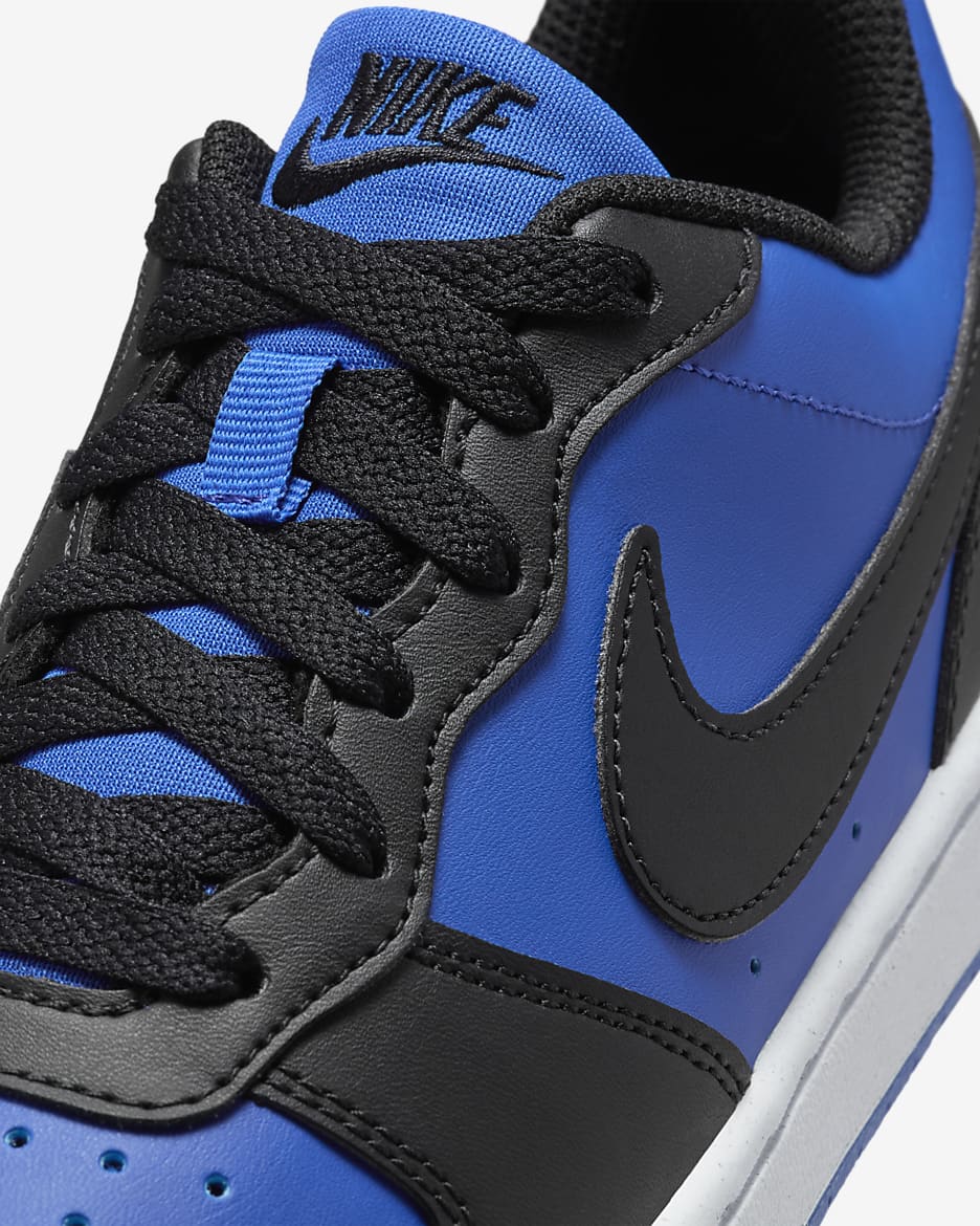 Nike Court Borough Low Recraft Older Kids' Shoes - Game Royal/White/Black