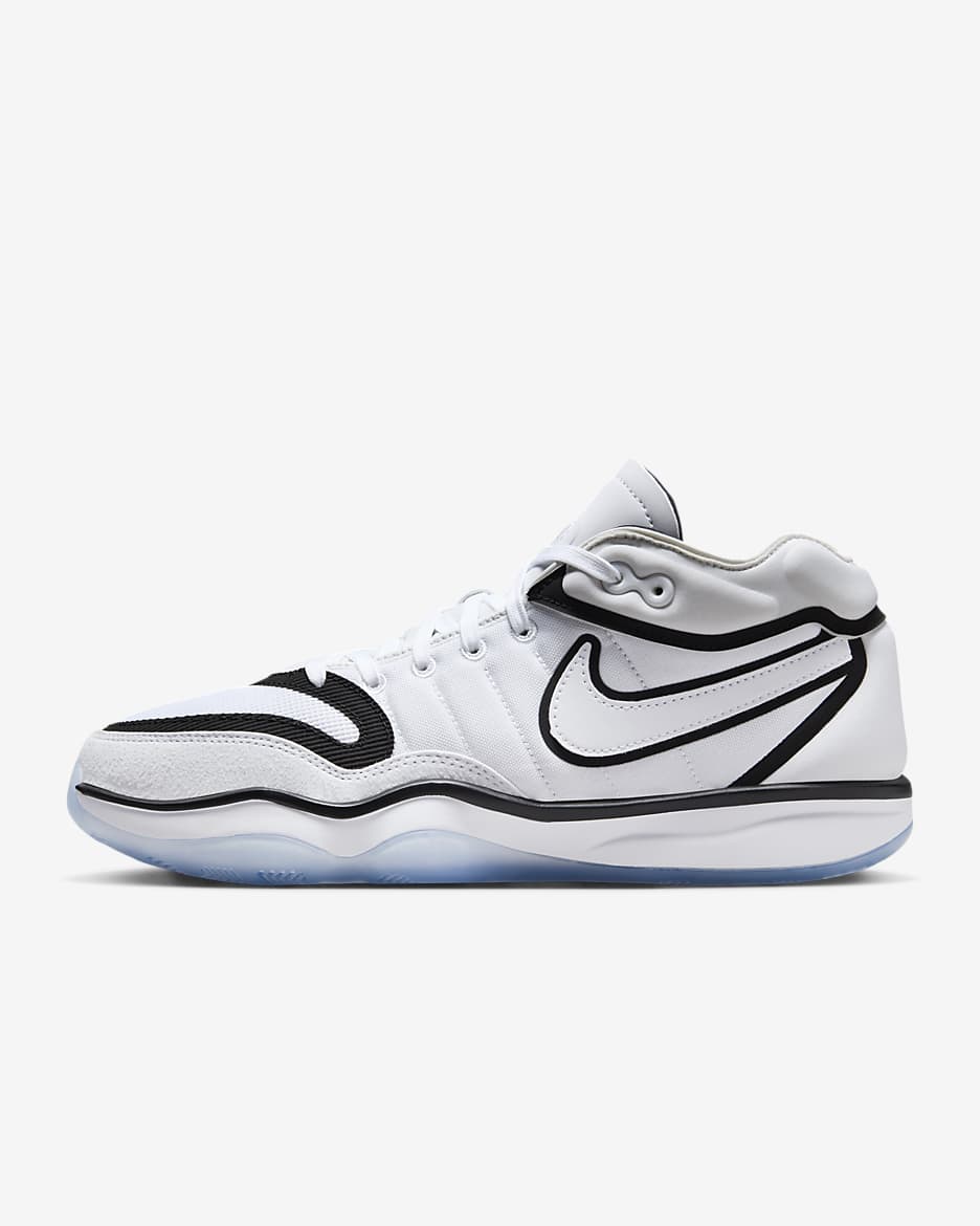 Nike G.T. Hustle 2 Basketball Shoes - White/Black