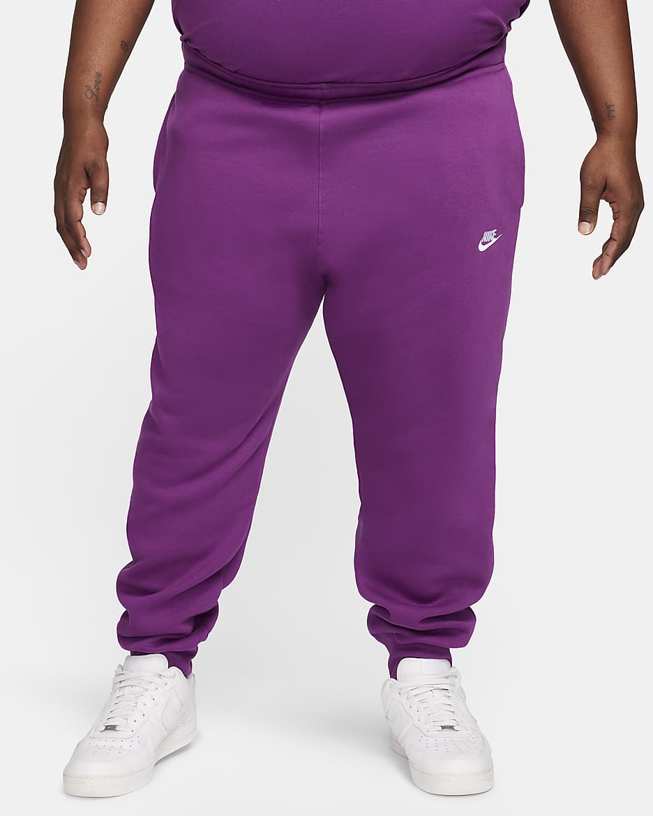 Joggers Nike Sportswear Club Fleece - Violeta viotech/Violeta viotech/Blanco