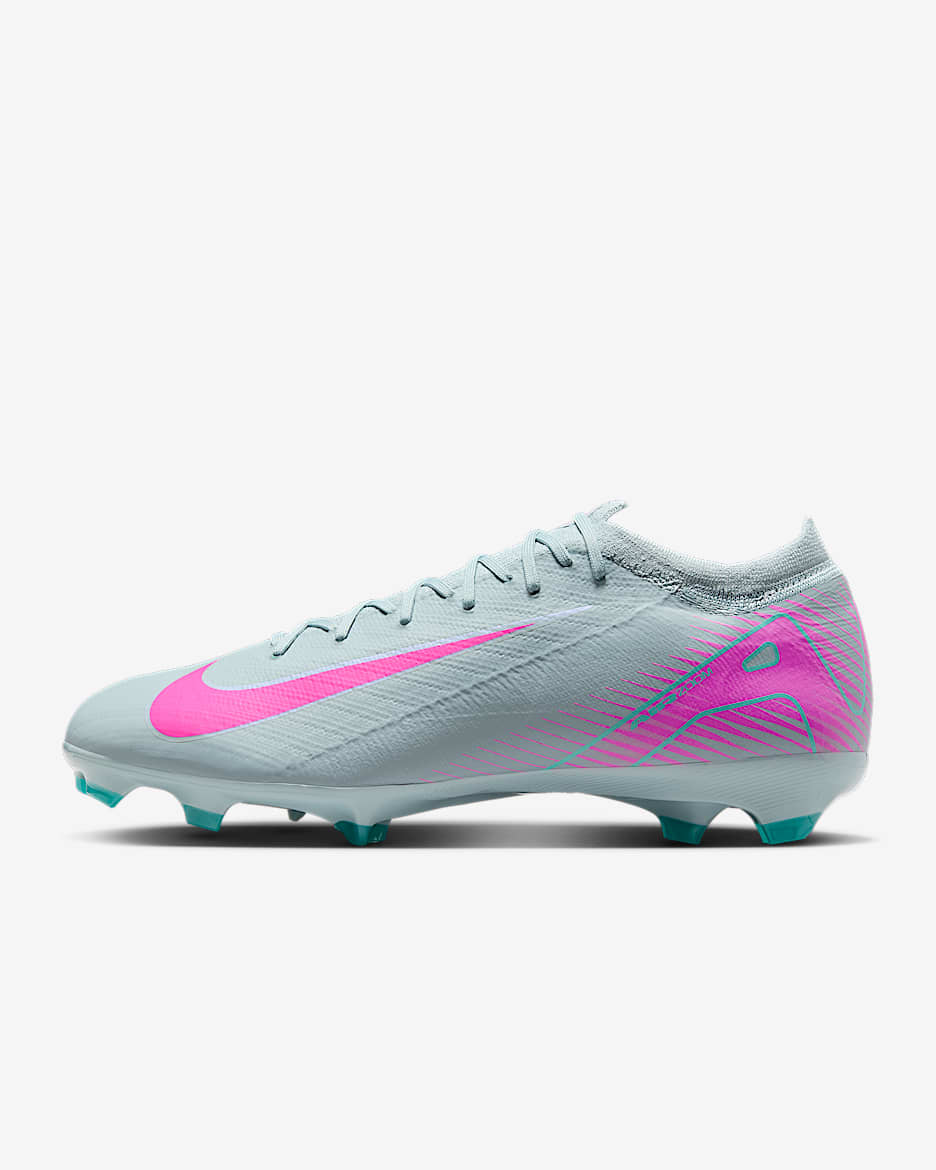 Nike Mercurial Vapor 16 Pro FG Low-Top Soccer Cleats - Ocean Cube/Pink Blast