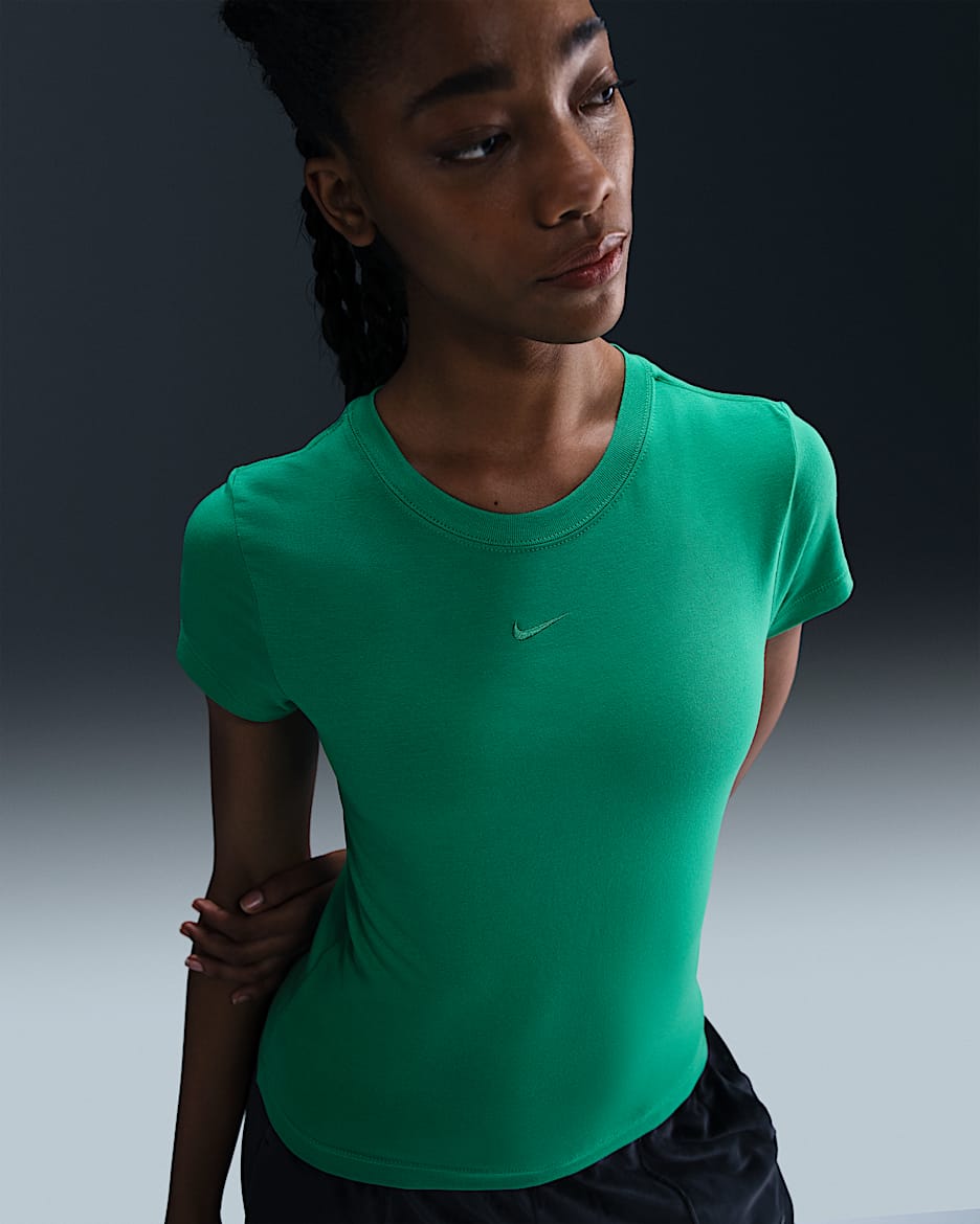 Nike Sportswear Chill Knit Women's T-Shirt - Stadium Green/Stadium Green