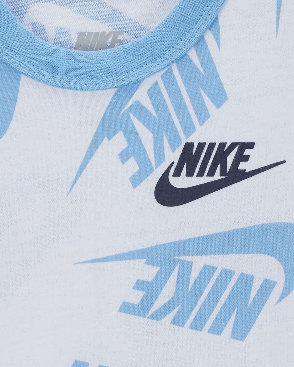 Nike Baby Bodysuit and Booties Set - White