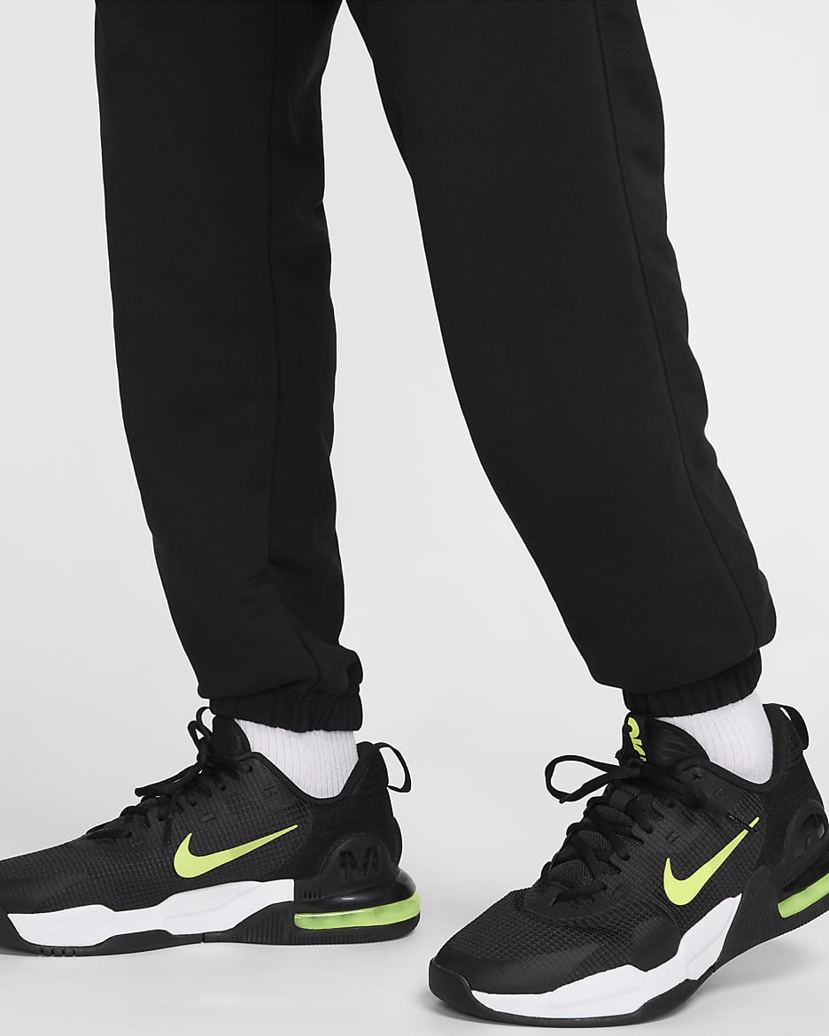 Nike Swoosh Dri-FIT fitnessjoggingbroek voor heren - Zwart/Zwart