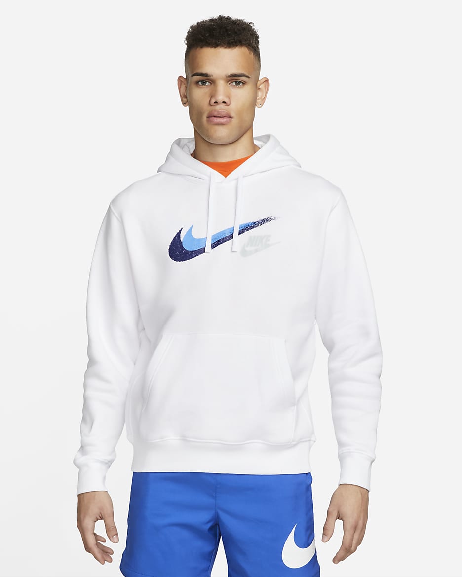 Nike Sportswear Men's Pullover Hoodie - White