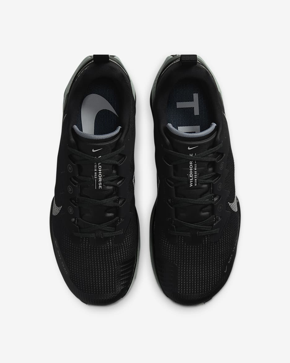 Nike Wildhorse 8 Men's Trail Running Shoes - Black/Cool Grey/White/Wolf Grey