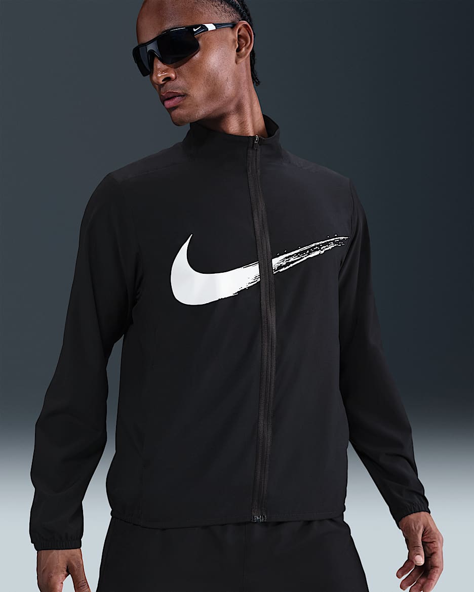 Nike Form Men's Dri-FIT Versatile Jacket - Black/White