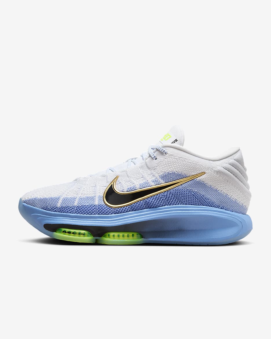 Nike G.T. Hustle 3 EP Basketball Shoes - White/Royal Pulse/Volt/Black