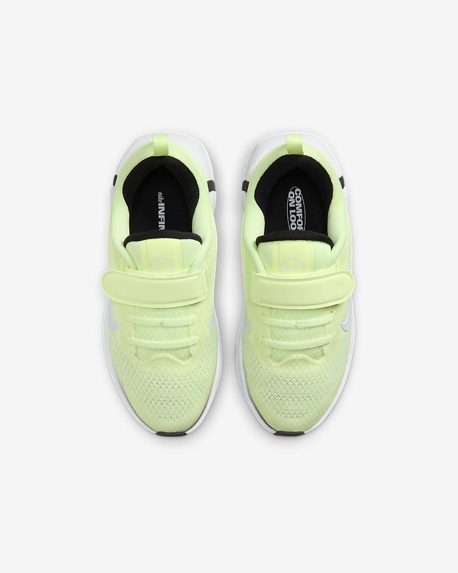 รองเท้าเด็กเล็ก Nike Infinity Flow - Barely Volt/ดำ/ขาว