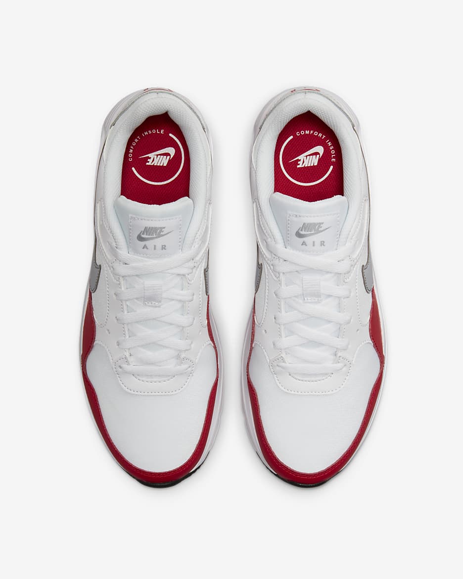 Sko Nike Air Max SC för män - Vit/University Red/Svart/Wolf Grey