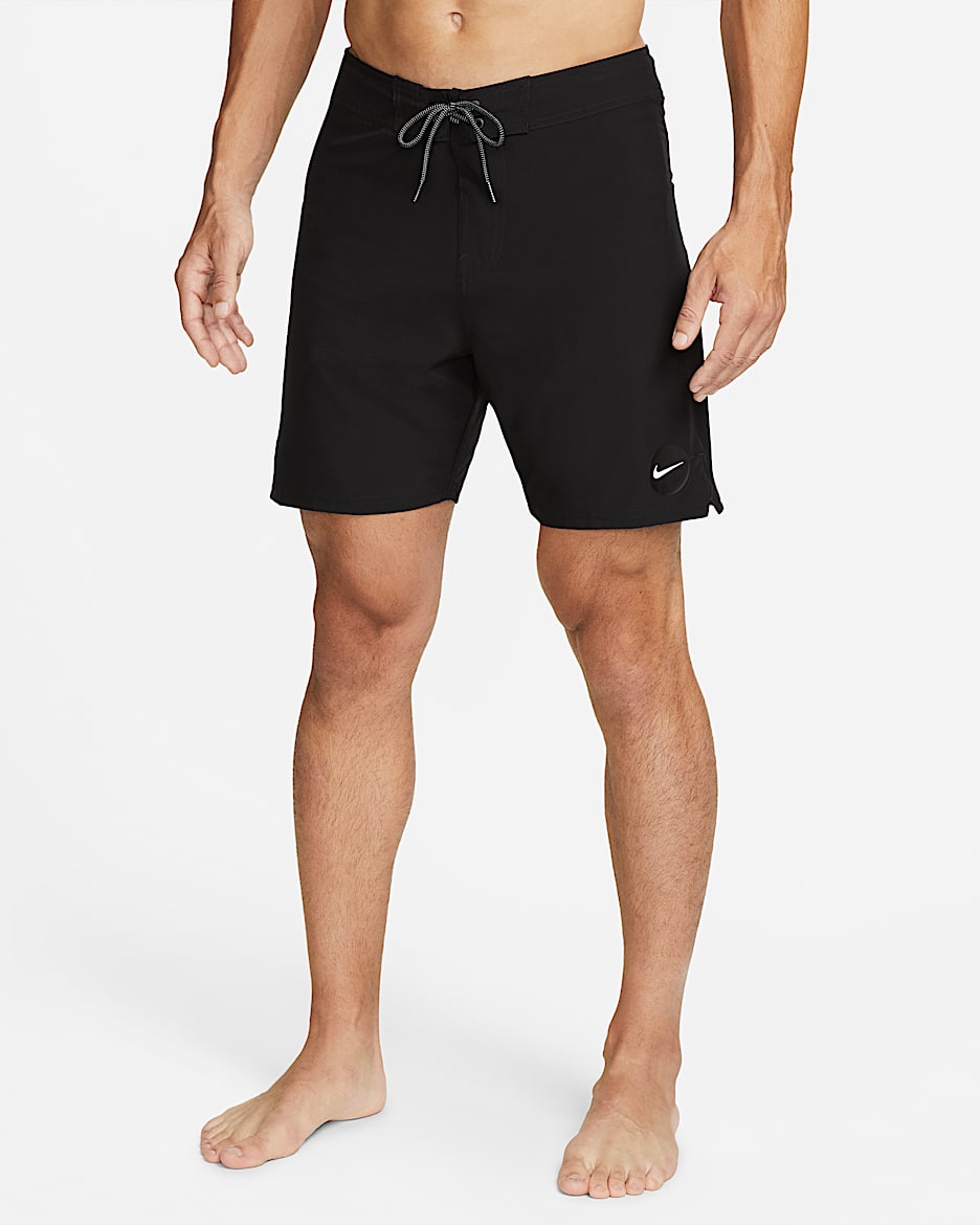 Traje de baño tipo short de playa de 18 cm para hombre Nike Essential - Negro