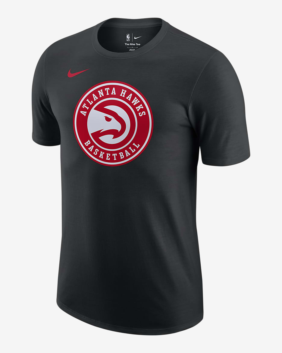 Playera Nike de la NBA para hombre Atlanta Hawks Essential - Negro