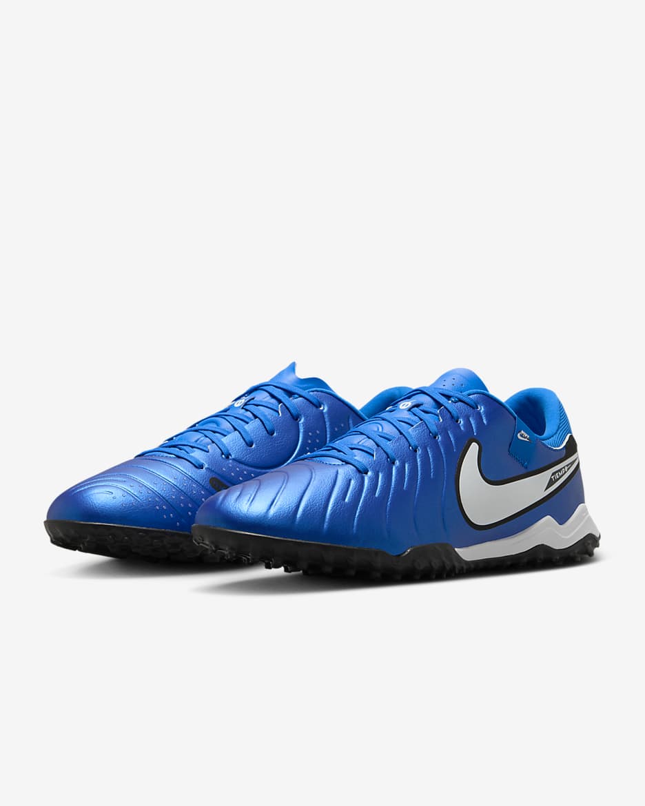 Nike Tiempo Legend 10 Academy Low-Top-Fußballschuh für Turf - Soar/Weiß