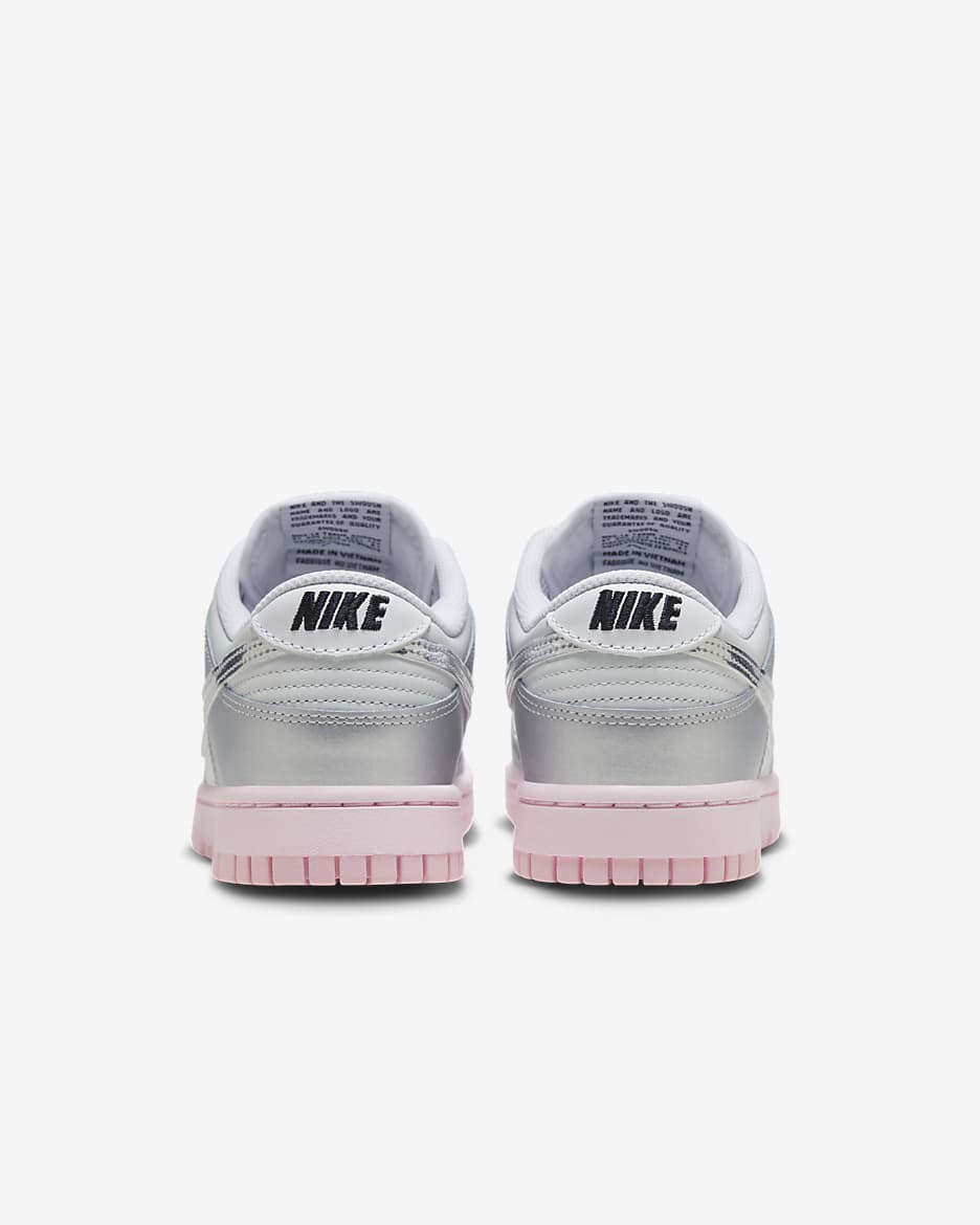 Nike Dunk Low LX Women's Shoes - Photon Dust/Pink Foam/Medium Soft Pink/Metallic Silver