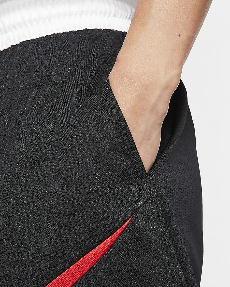 Nike Dri-FIT Basketball Shorts - Black/University Red