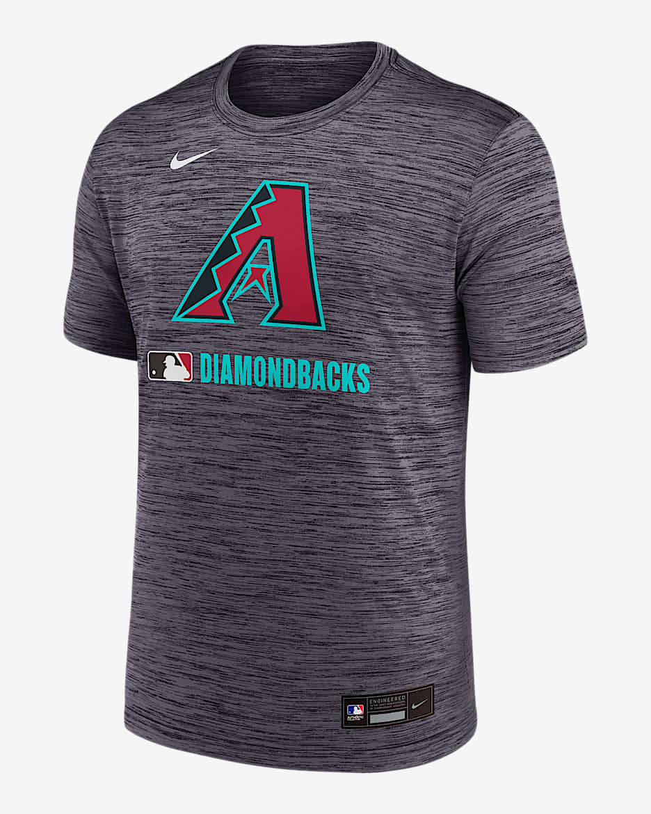 Arizona Diamondbacks Authentic Collection Velocity Men's Nike Dri-FIT MLB T-Shirt - Black