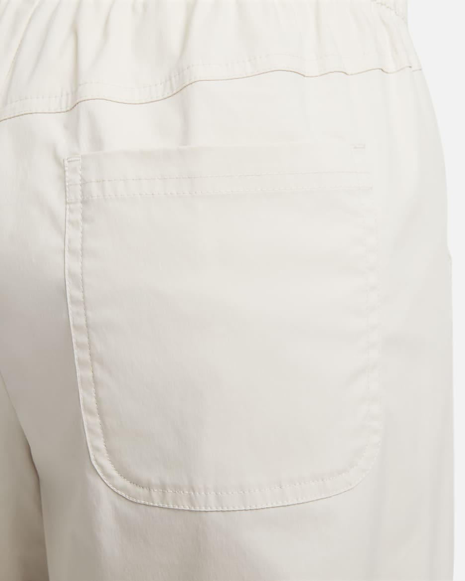 Pantaloni in tessuto a vita alta Nike Sportswear Essentials– Donna - Light Orewood Brown/Sail