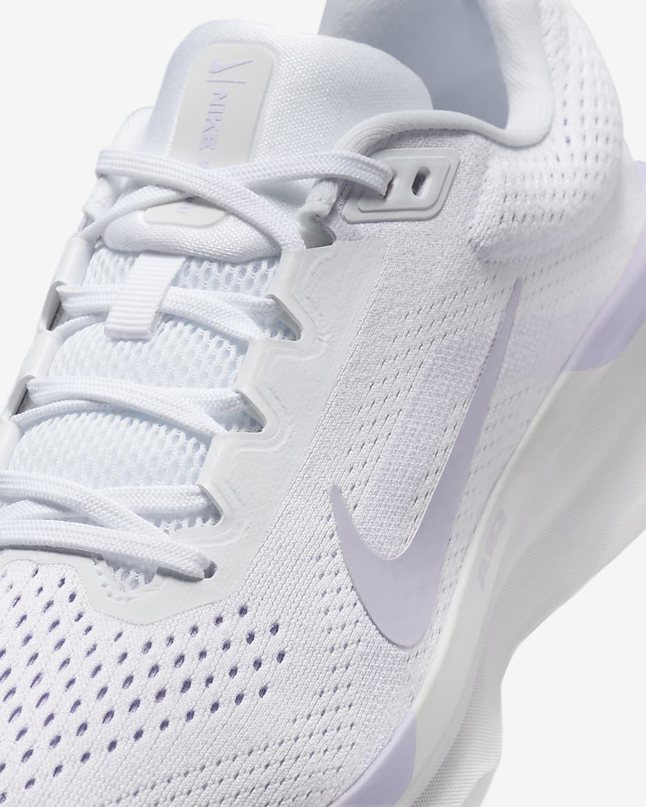 Nike Winflo 11 Women's Road Running Shoes - White/White/Lilac Bloom/Lilac Bloom