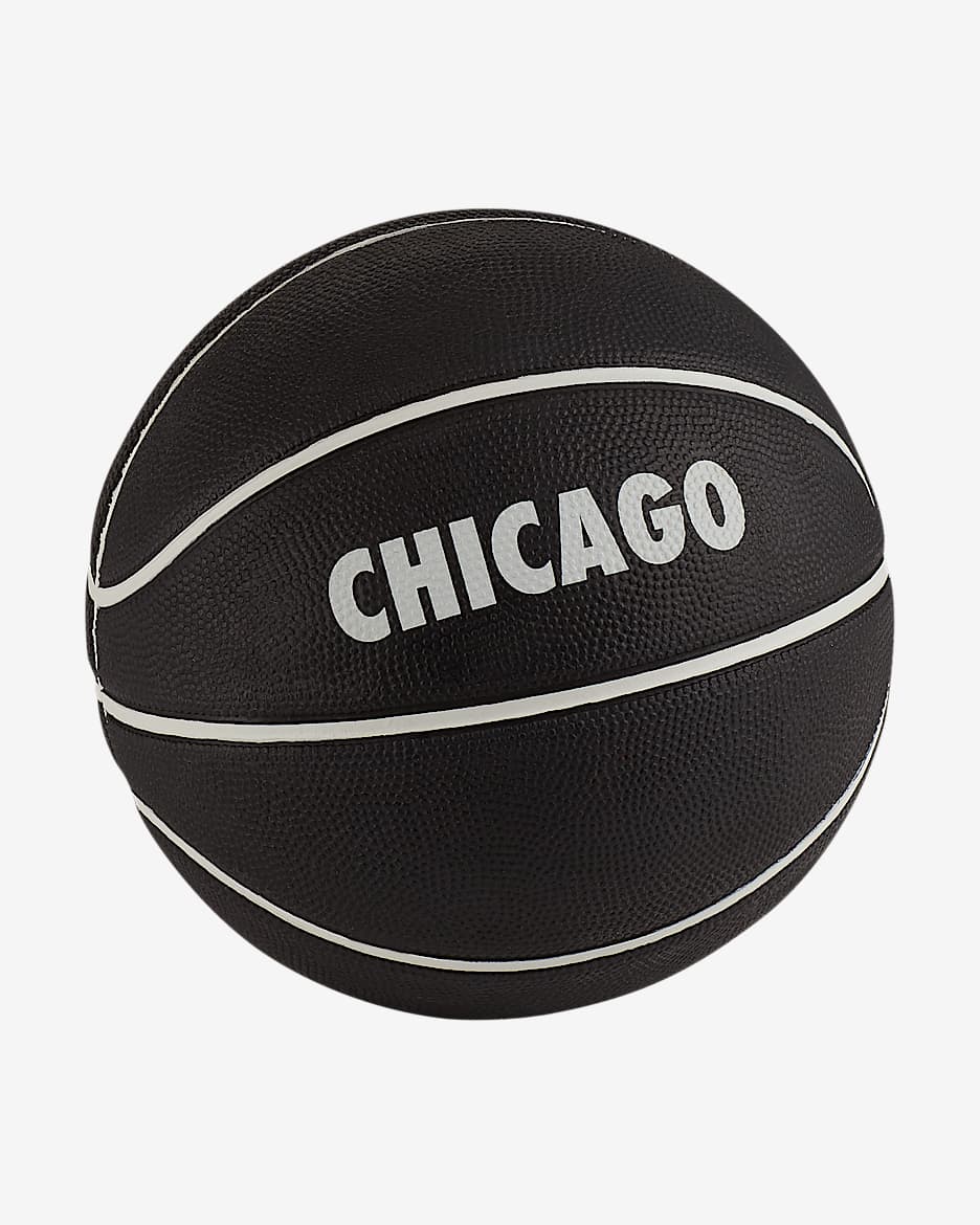 Nike Skills Chicago Basketball (Size 3) - Black/White/White