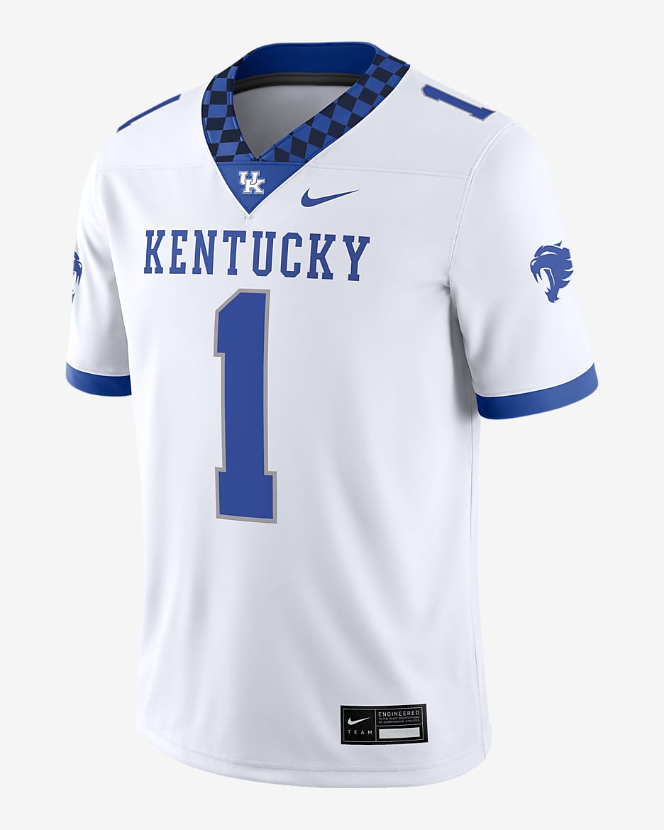 Kentucky Wildcats Men's Nike Dri-FIT College Game Jersey - White