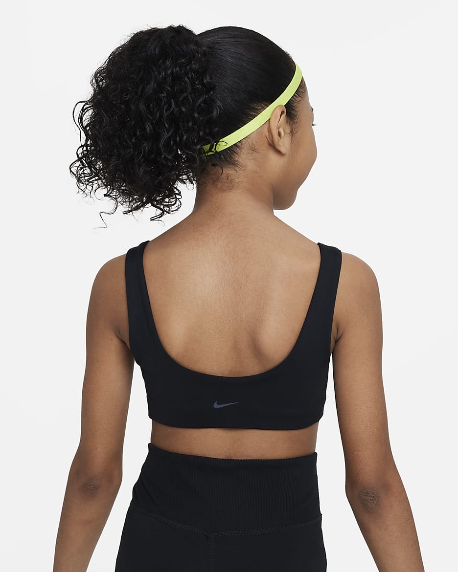 Nike Alate All U Older Kids' (Girls') Sports Bra - Black