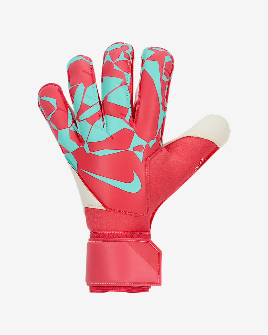 Guanti da calcio Nike Grip3 Goalkeeper - Ember Glow/Aurora Green/Aurora Green