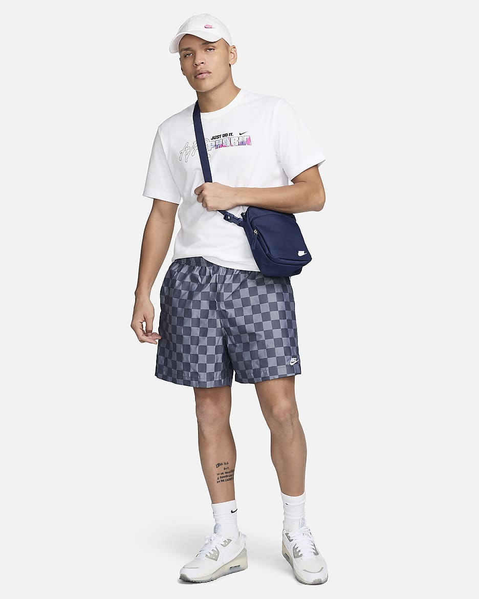 Nike Club Men's Flow Shorts - Midnight Navy/White