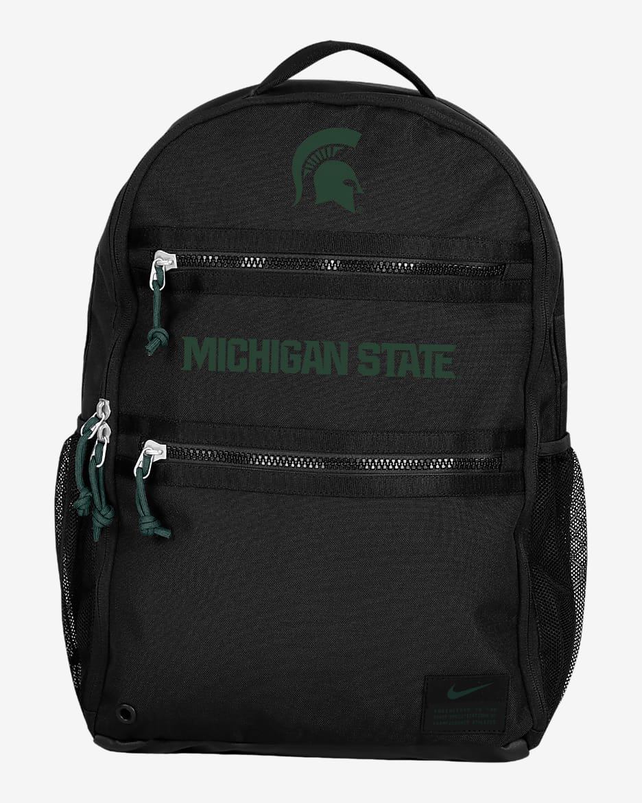 Nike College (Michigan State) Backpack - Black