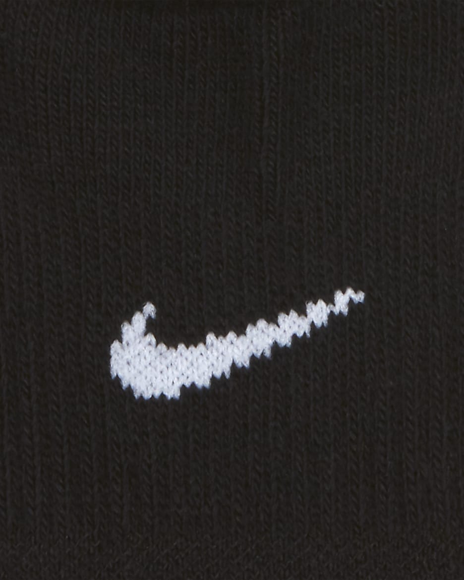 Socquettes ouvertes de training Nike Everyday Plus Cushioned pour Femme (3 paires) - Multicolore