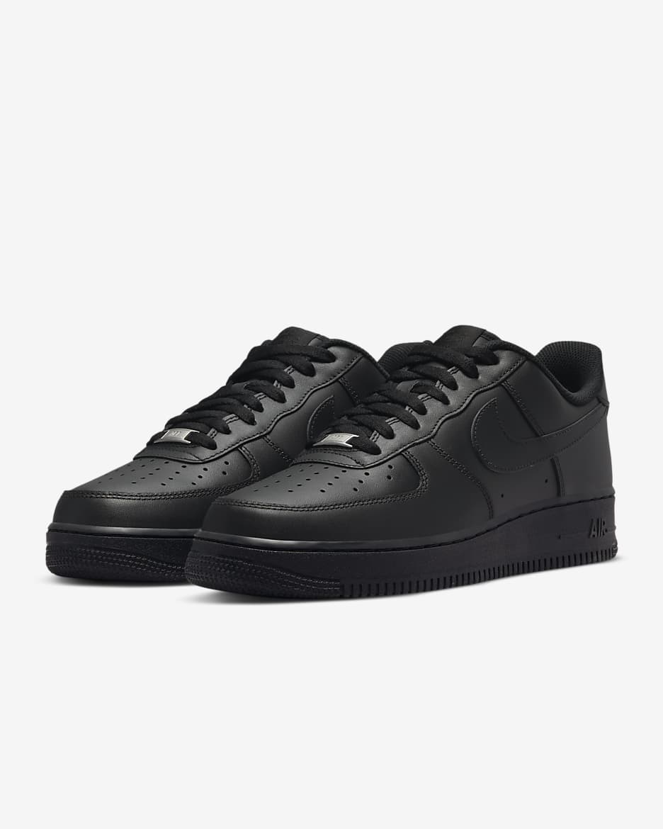 Nike Air Force 1 '07 Men's Shoes - Black/Black