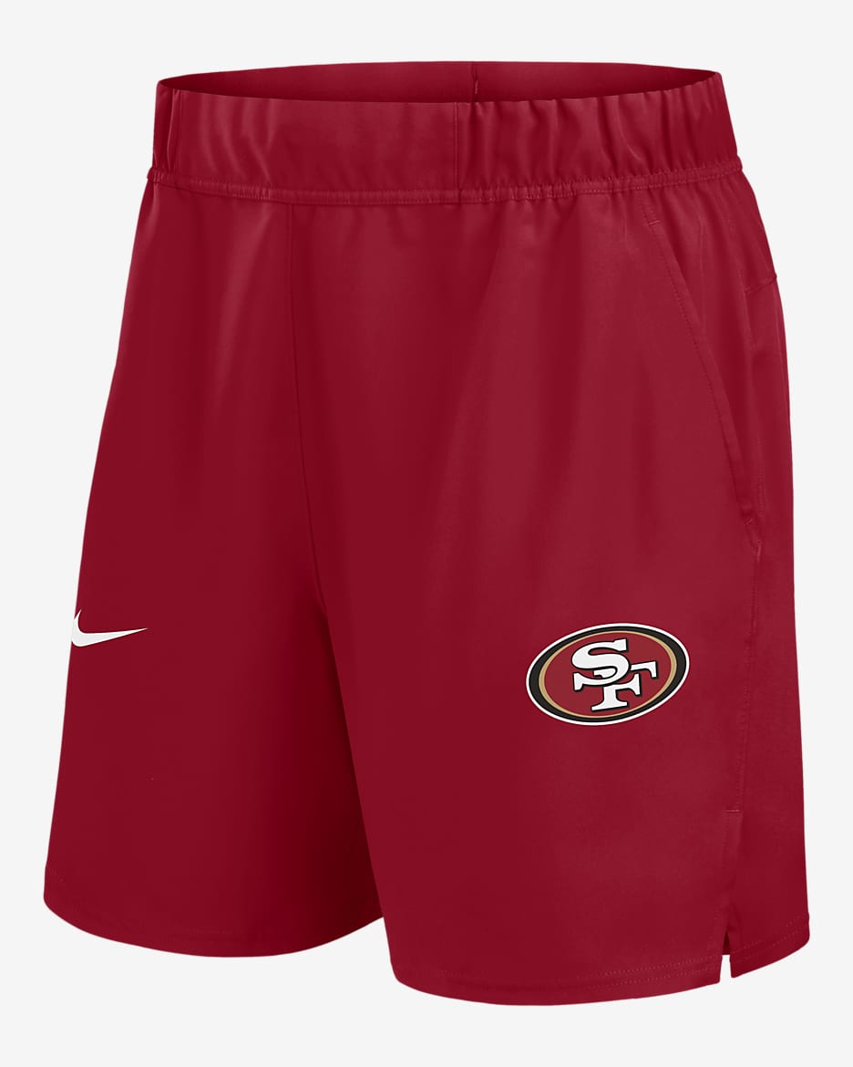 San Francisco 49ers Blitz Victory Mens Nike Dri-FIT NFL Shorts - Scarlet