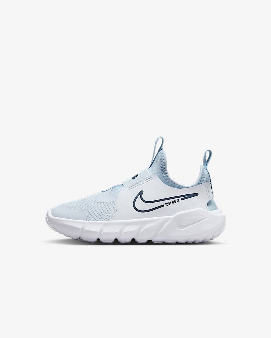 Nike Flex Runner 2 Little Kids' Shoes - Football Grey/Light Armory Blue/White/Midnight Navy