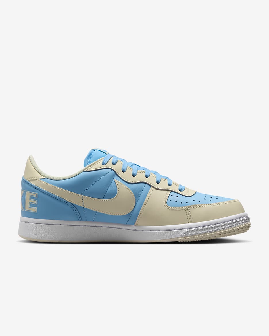 Nike Terminator Low Men's Shoes - Aquarius Blue/White/Coconut Milk