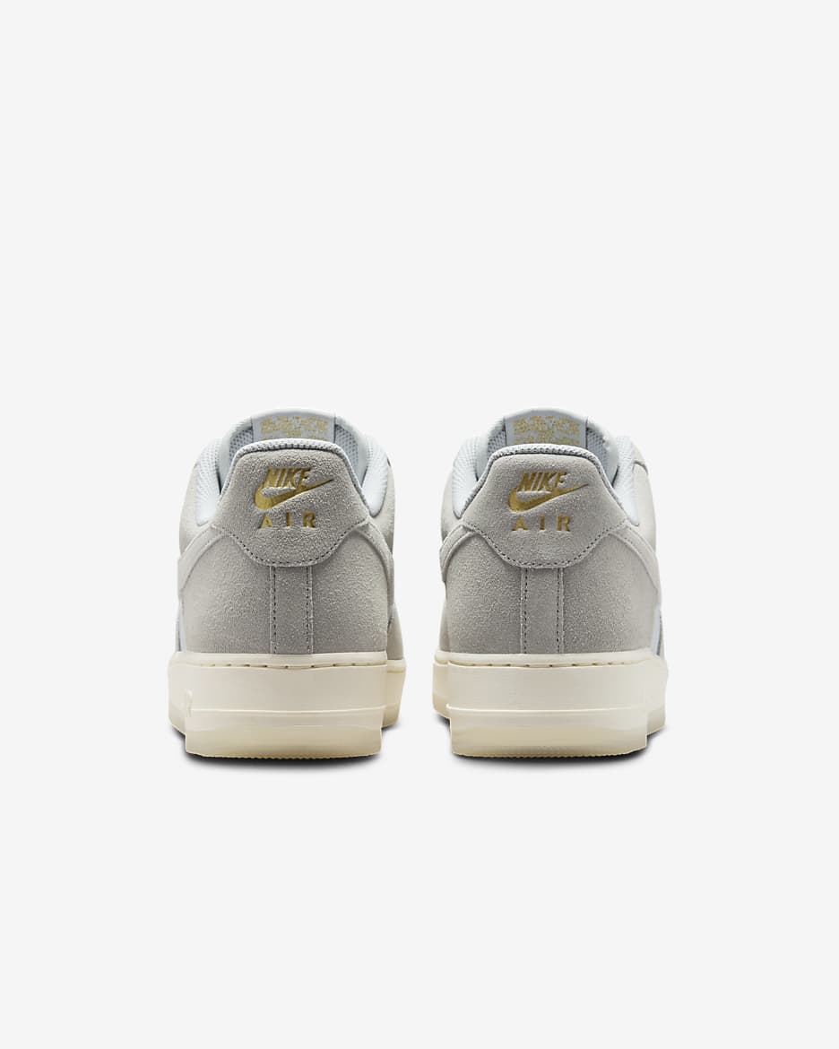 air force 1 low white gray gold