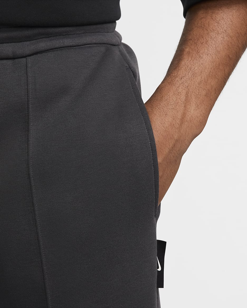 Pants de tejido Fleece entallados para hombre Nike Tech - Antracita/Antracita