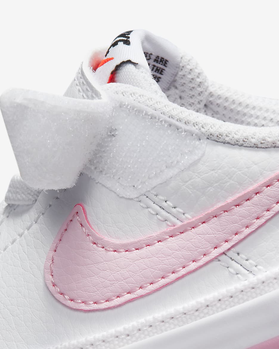 NikeCourt Legacy Baby/Toddler Shoes - White/Pink Foam