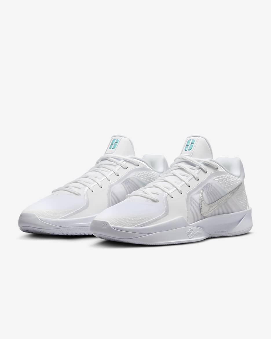 Sabrina 2 "White Noise" Basketball Shoes - White/Summit White/Glacier Blue/Metallic Silver