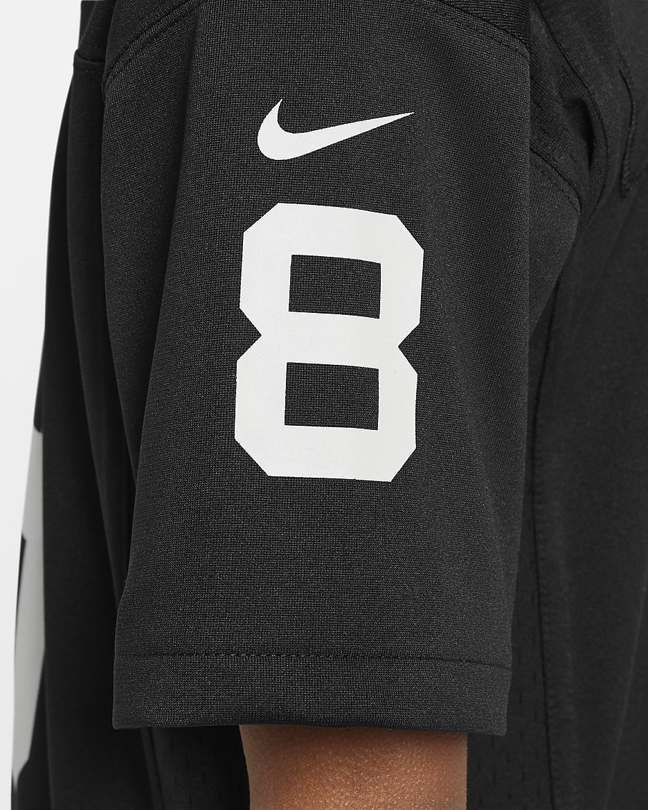 Joshua Jacobs Las Vegas Raiders Older Kids' Nike NFL Game Jersey - Black