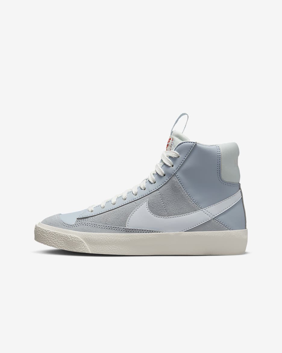 Chaussure Nike Blazer Mid '77 Dance pour ado - Blue Whisper/Sail/Noir/Football Grey