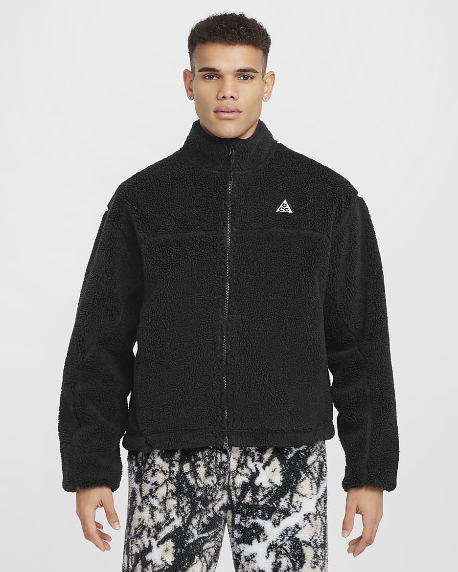 Nike ACG 'Canwell Glacier' Men's Therma-FIT ADV Windproof Jacket - Black/Black/Summit White