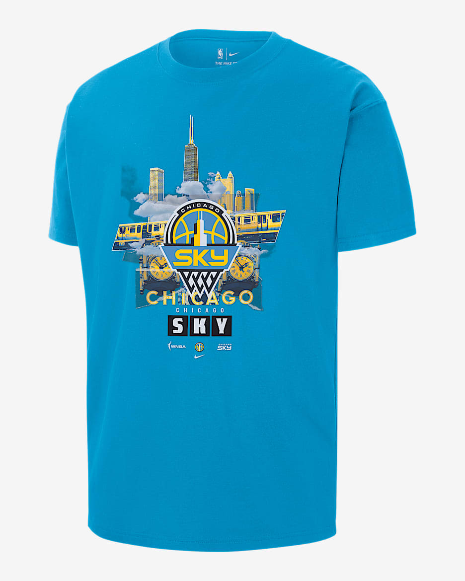 Chicago Sky Men's Nike WNBA Max90 T-Shirt - Coast
