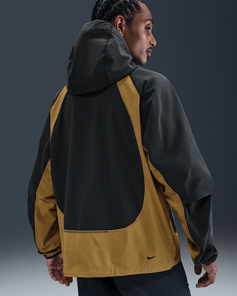 Nike Tech Men's Dri-FIT Woven Color-Block Windrunner Oversized Jacket