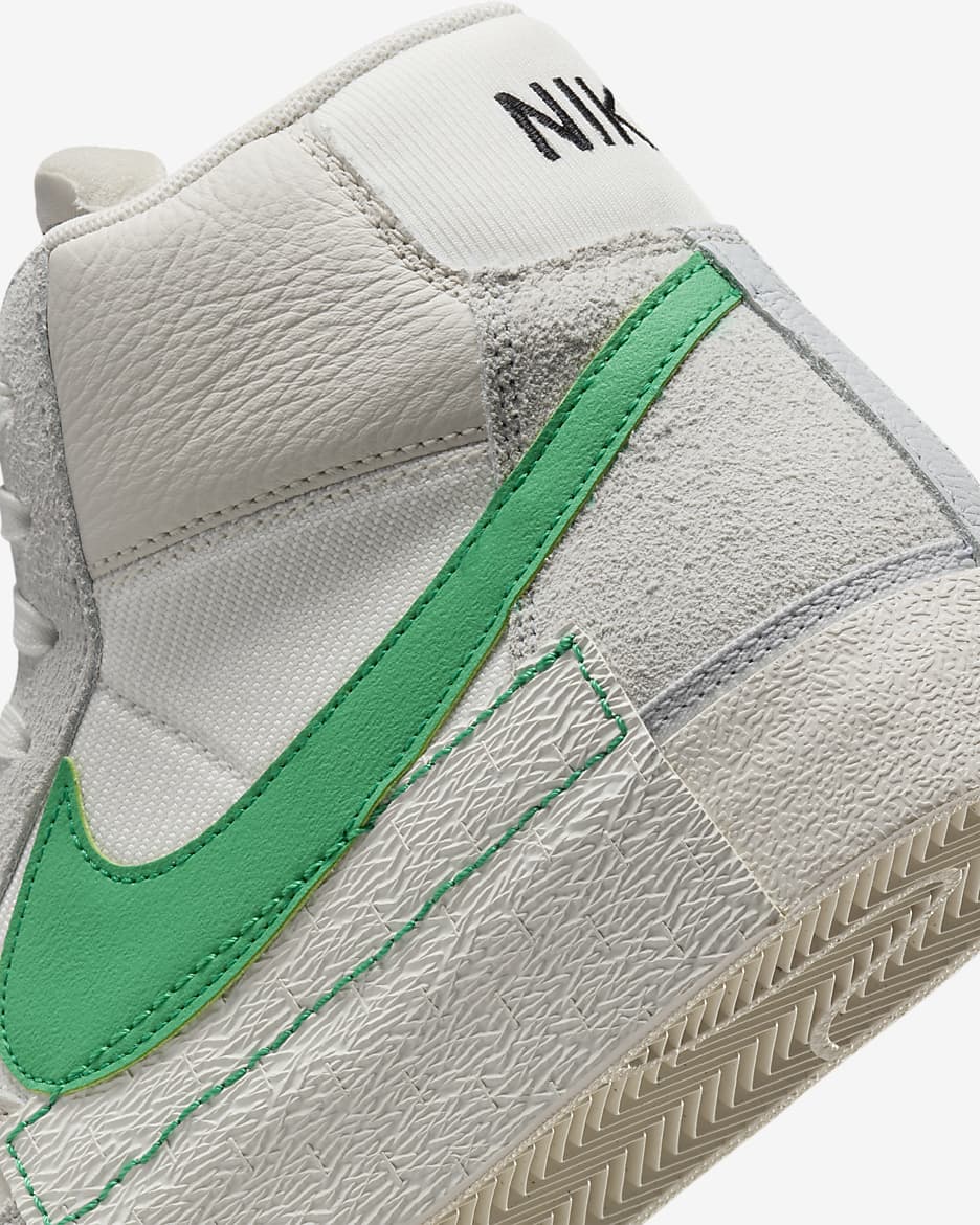 Nike Blazer Mid Pro Club Men's Shoes - Pure Platinum/Phantom/Summit White/Stadium Green