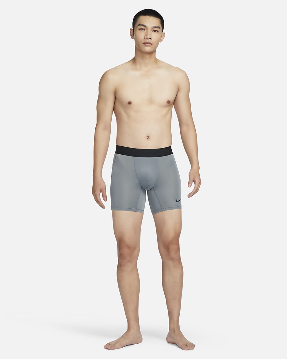 Nike Pro 男款 Dri-FIT 健身短褲 - Smoke Grey/黑色