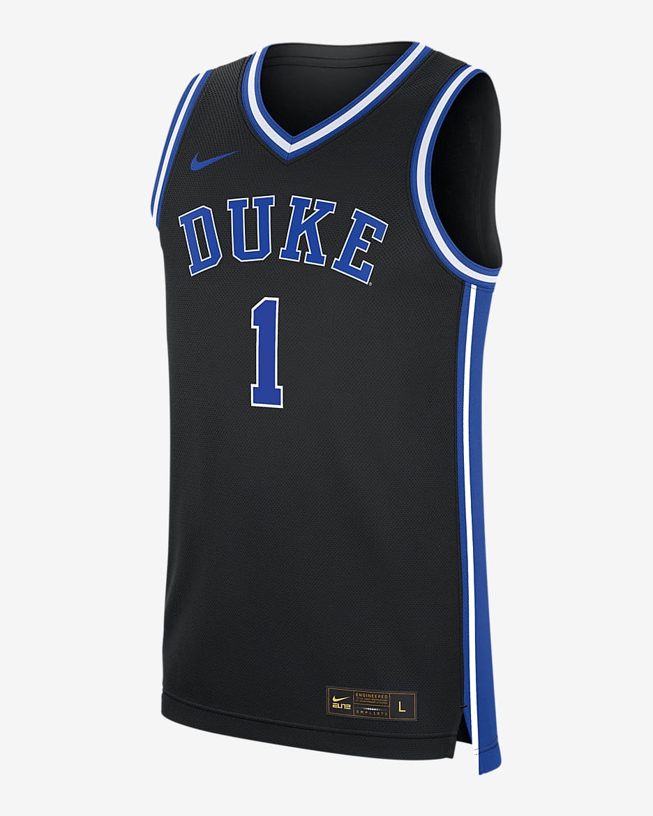 Duke Blue Devils Replica Men's Nike College Basketball Jersey - Black