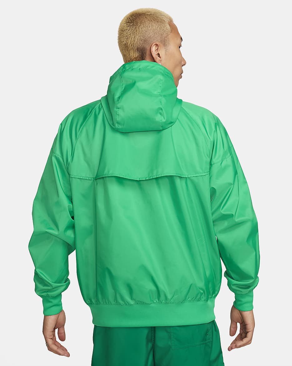 Giacca con cappuccio Nike Sportswear Windrunner - Uomo - Stadium Green/Nero