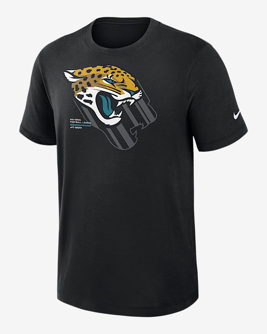 Playera Nike Dri-FIT de la NFL para hombre Jacksonville Jaguars Slub - Negro