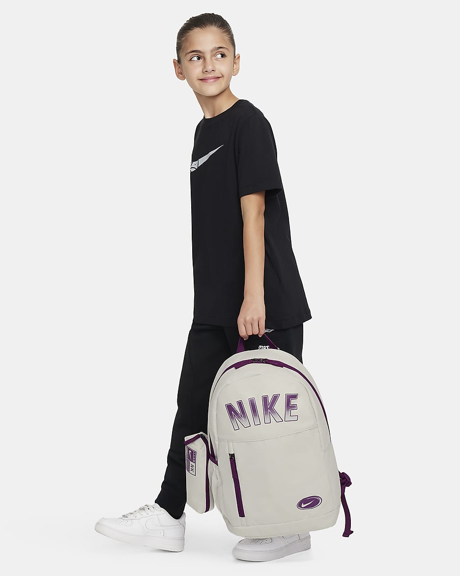 Nike Kids' Backpack (20L) - Light Bone/Viotech/Viotech