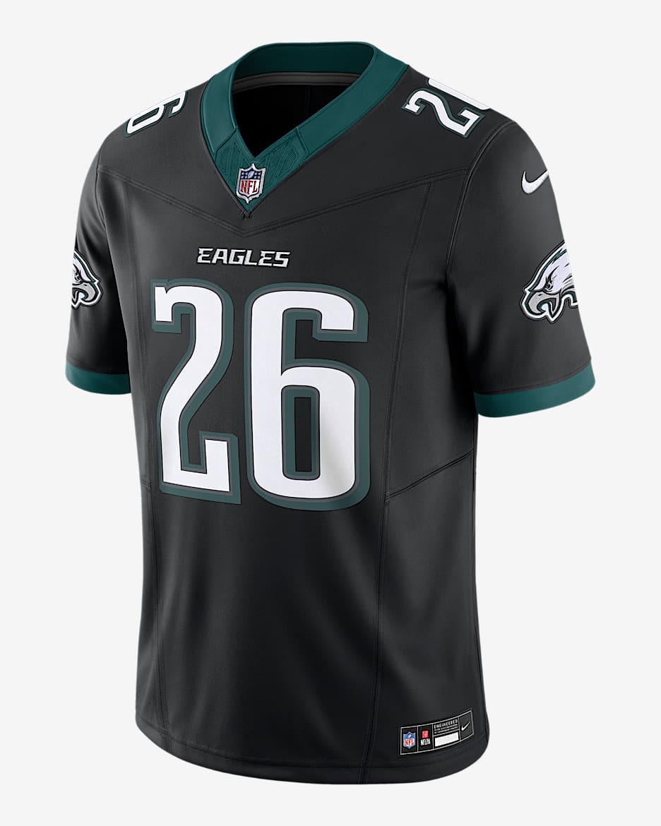 Saquon Barkley Philadelphia Eagles Men's Nike Dri-FIT NFL Limited Jersey - Black